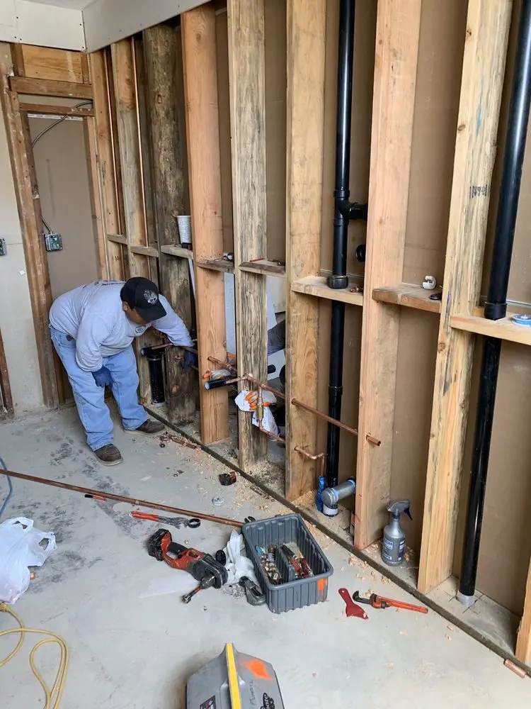 Commercial rough-in plumbing for Gas Line Repair in Redan